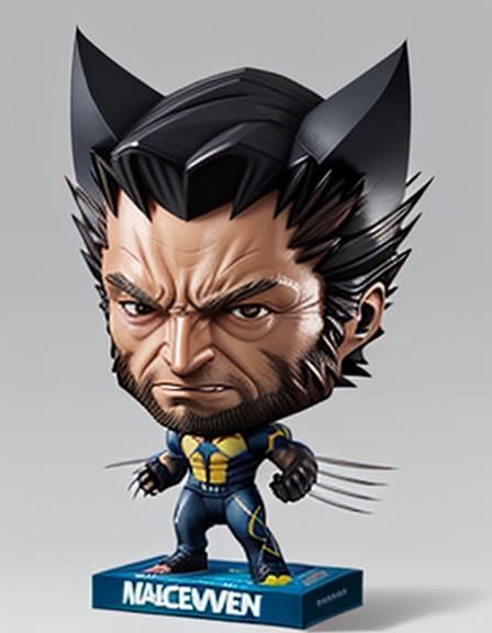 Wolverine Bobblehead Toy Art