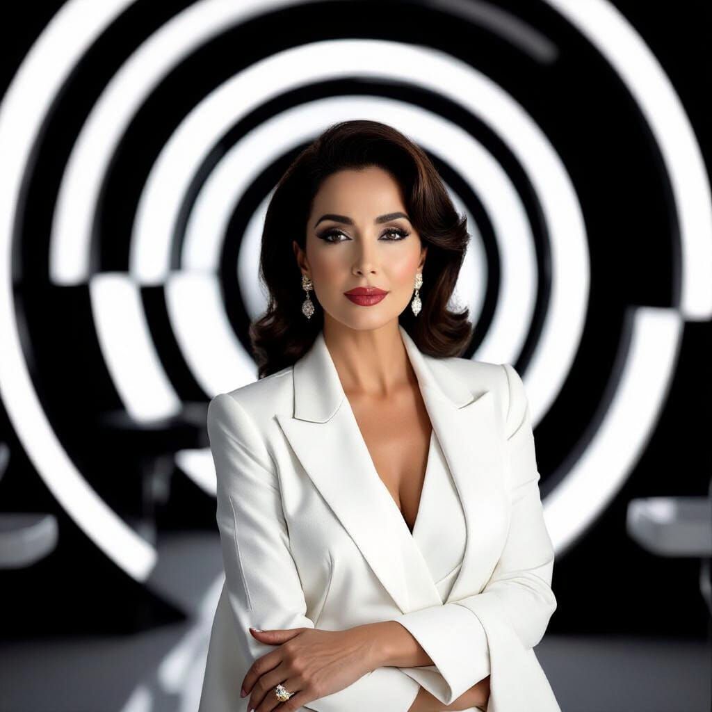 Faten Hamama Reimagined: Radiant Beauty in Modern Clinic