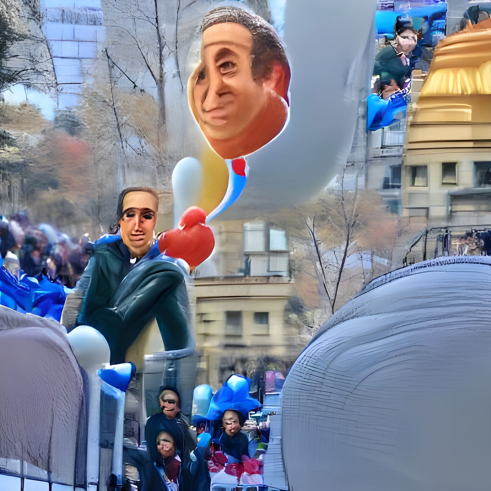 Jerry Seinfeld Balloon in Thanksgiving Parade