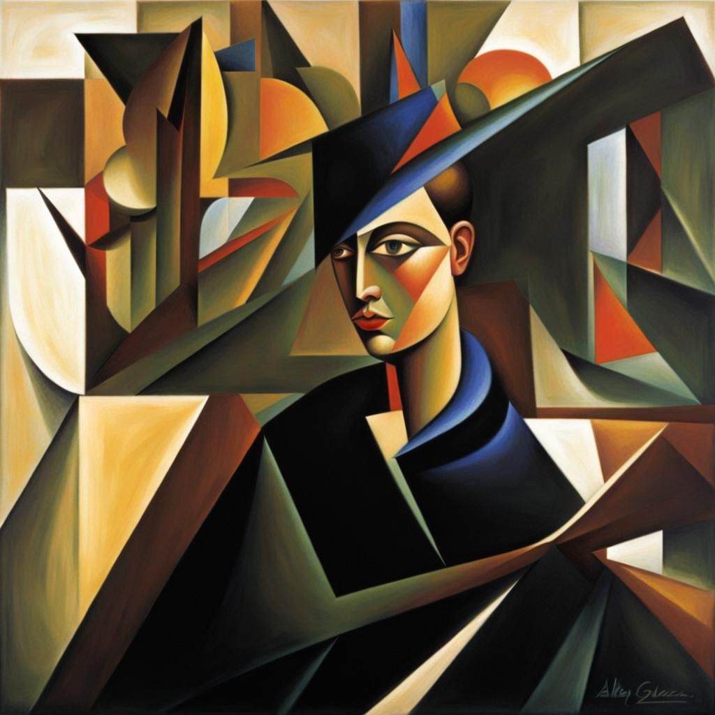 abstract cubism Euclidean Georgy Kurasov Albert Gleizes