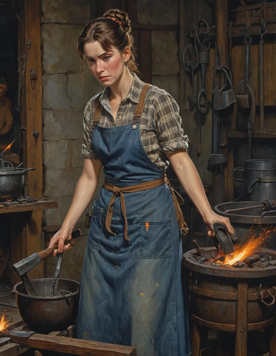 "Lady Blacksmith" Magazine