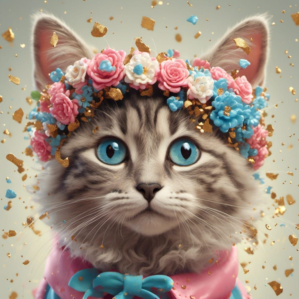 Cute Funny Cat Image