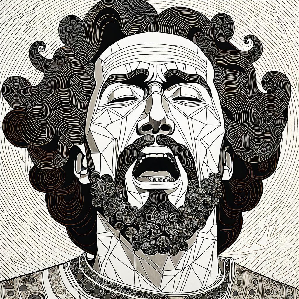 A moment before sneezing