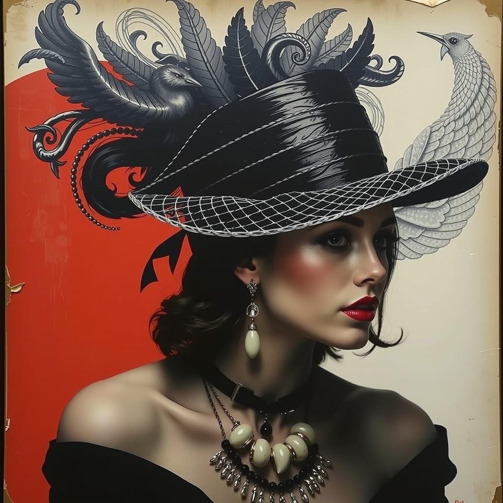 Vintage Pin-Up Women Embrace Self-Love and Body Positivity