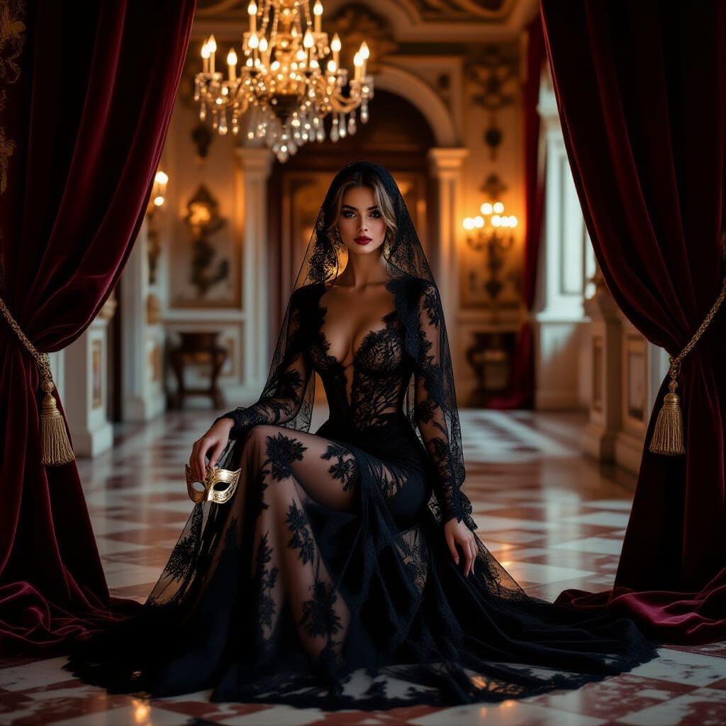 Venetian Beauty in Lace: Baroque Portraiture