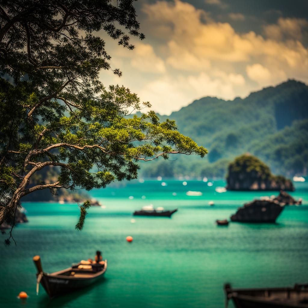 Phuket Thailand Photography with Bokeh and Natural Lighting