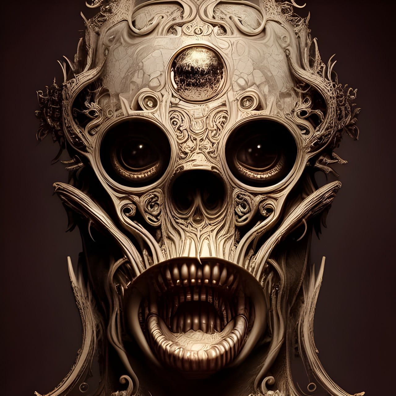 Greed Demon in Sublime Aesthetic Style