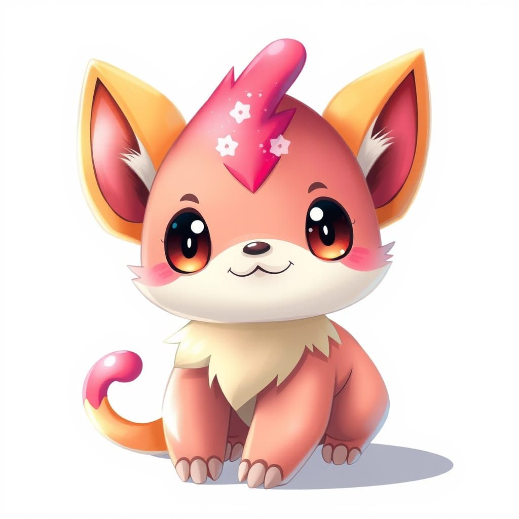 Whimsical Mammal-Mythical Creature Pokemon