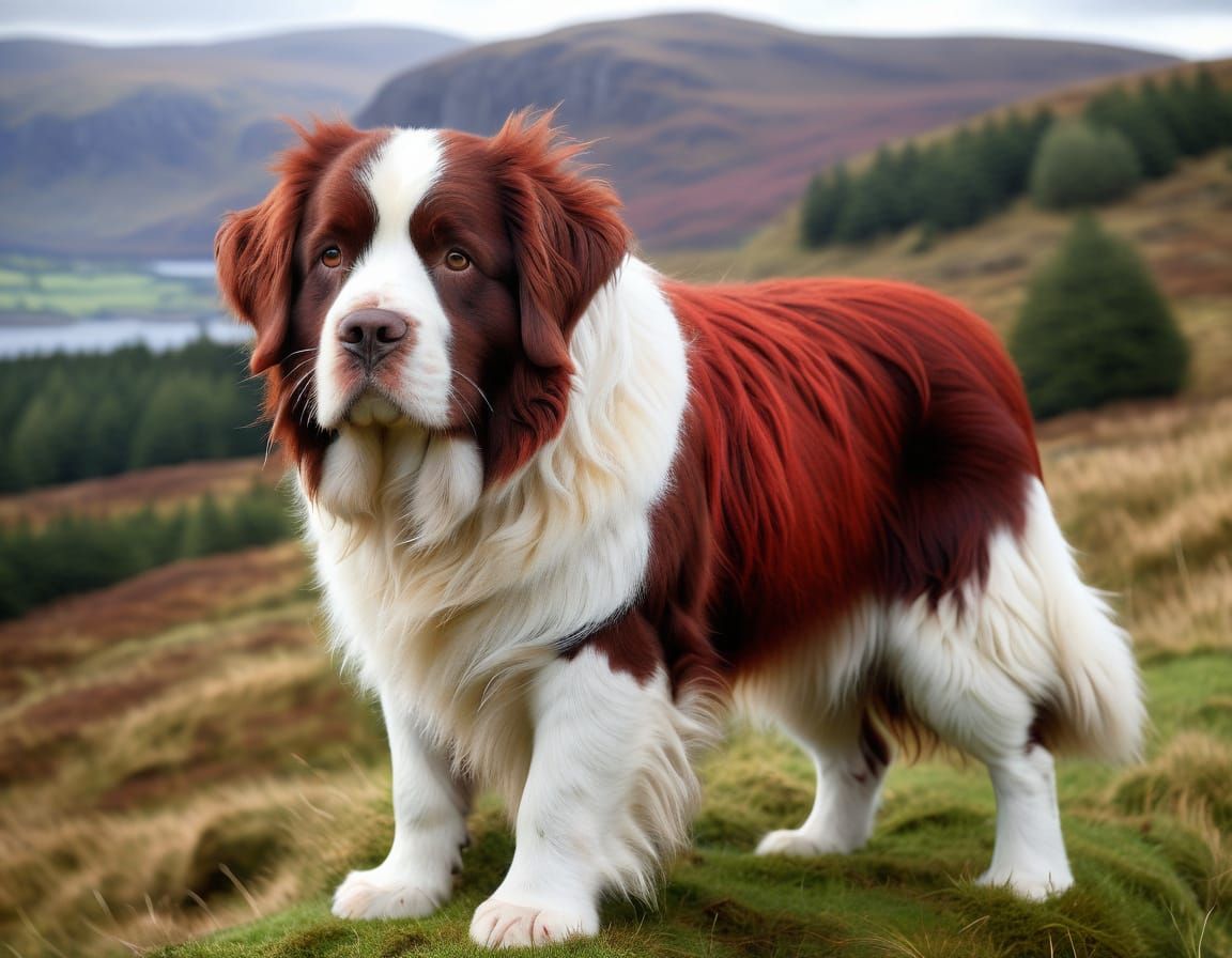 Elegant Highland Lass in Tartan Attire