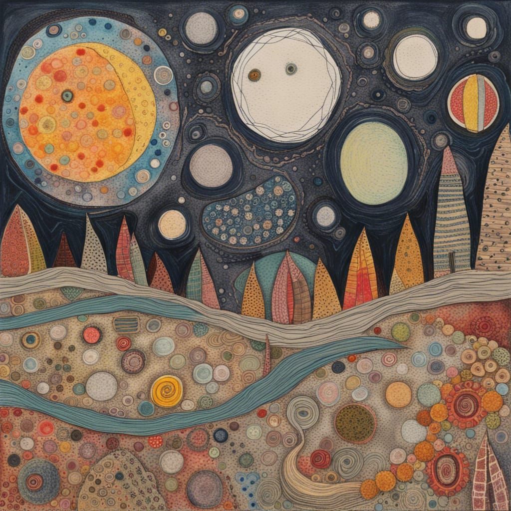 Art Brut Moonscape: A Raw Lunar Vision