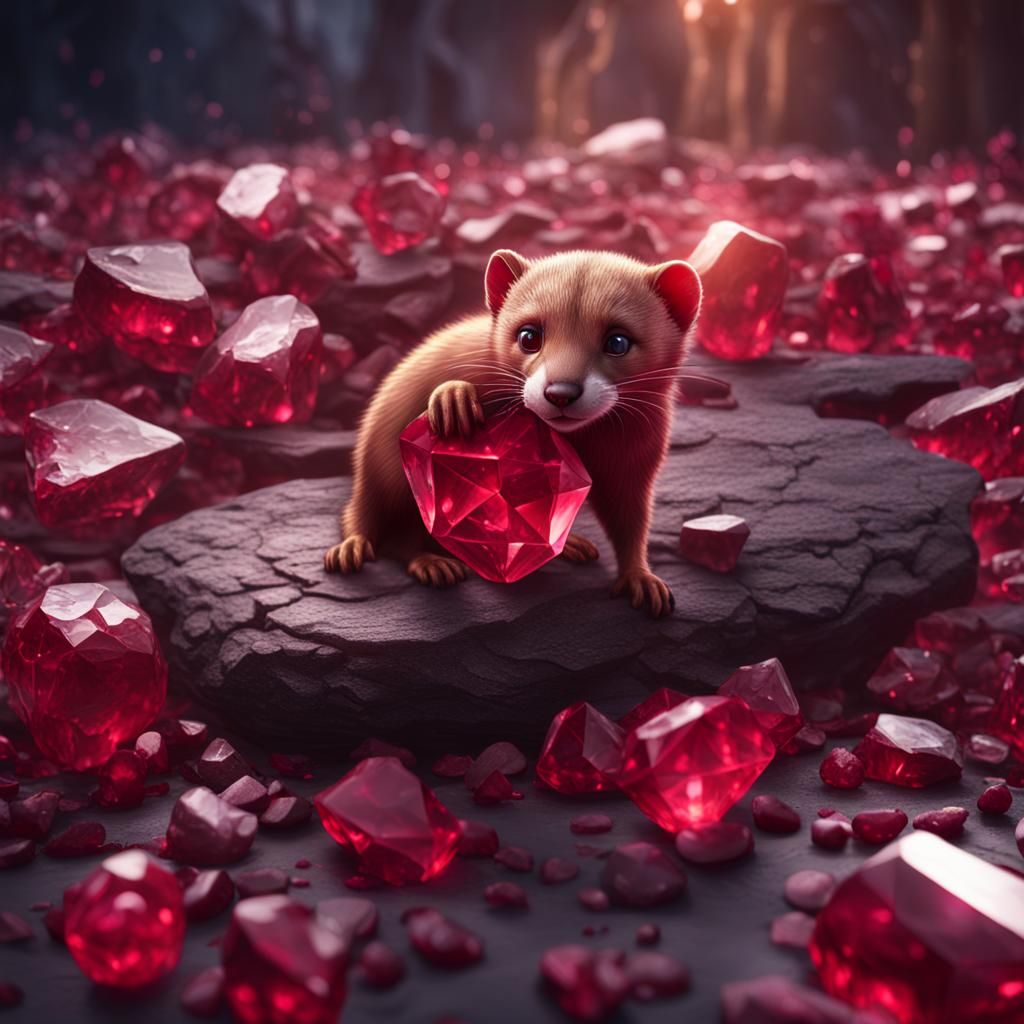 Ruby Gem and Weasel: Detailed Matte Painting