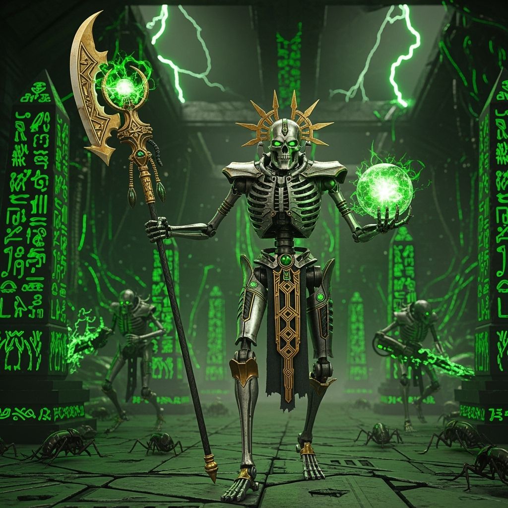 [Cinematic next-gen 3D render, Unreal Engine 5, ultra-realistic CGI, ray tracing, grim sci-fi fantasy,
Warhammer 40,000 ...