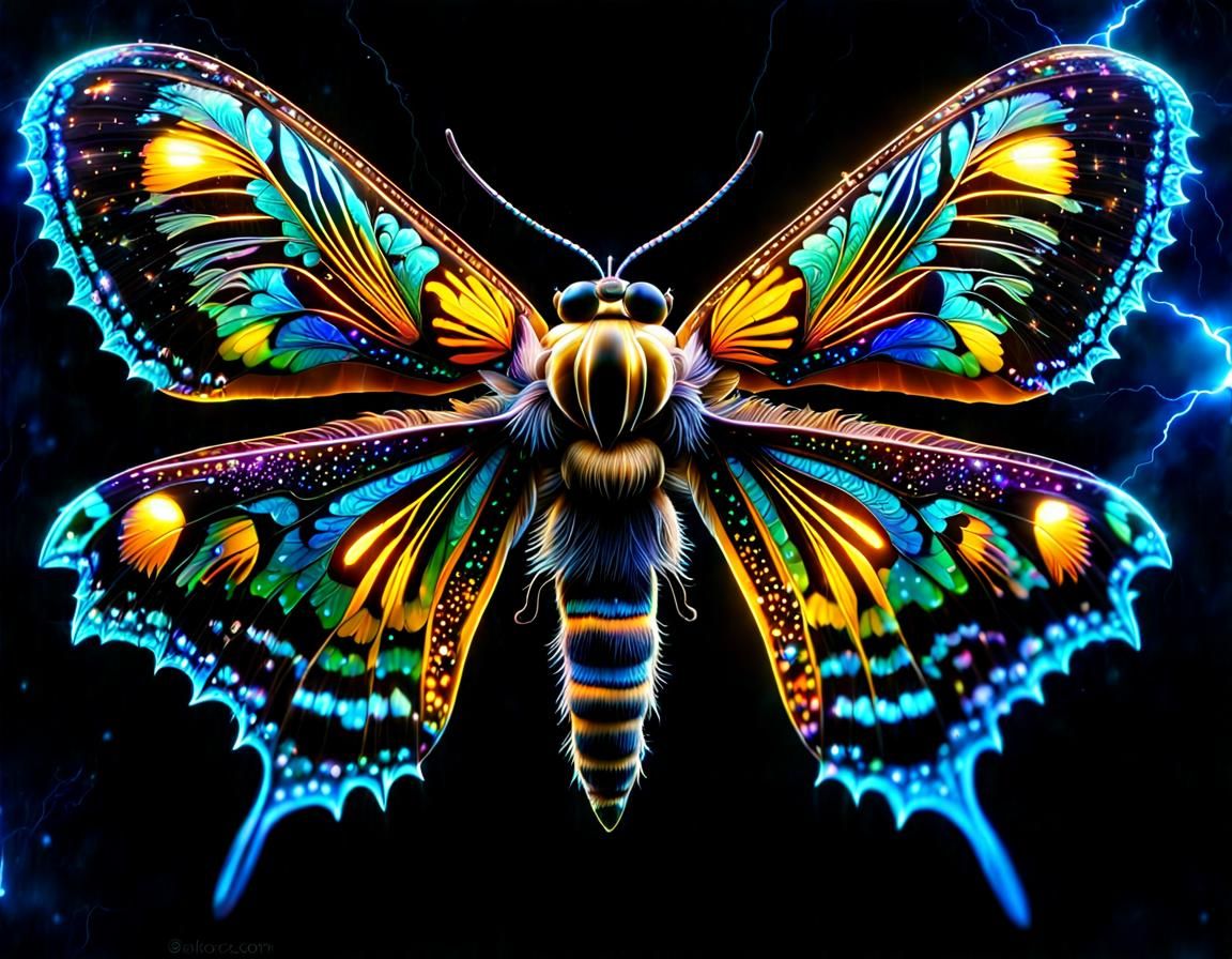 Bioluminescent Moths