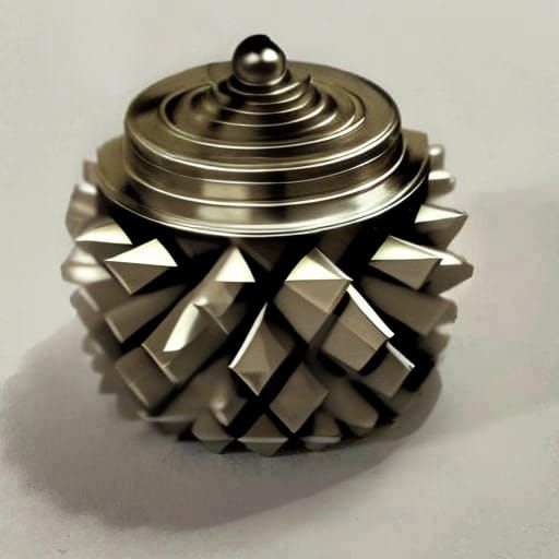 Spikes and Chevrons: A Spiraling Backgammon Design