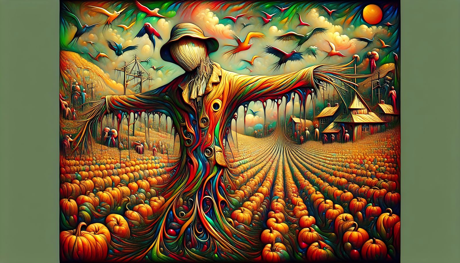 The bizarre and sinister dreams of a psychotic scarecrow.