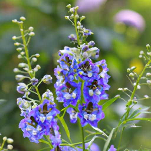 Stunning Delphinium Flower in Professional Photography