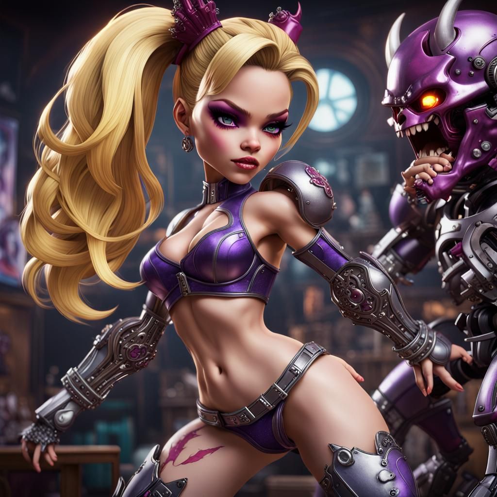 Bratz Doll Kicks Cyborg Monster High Doll