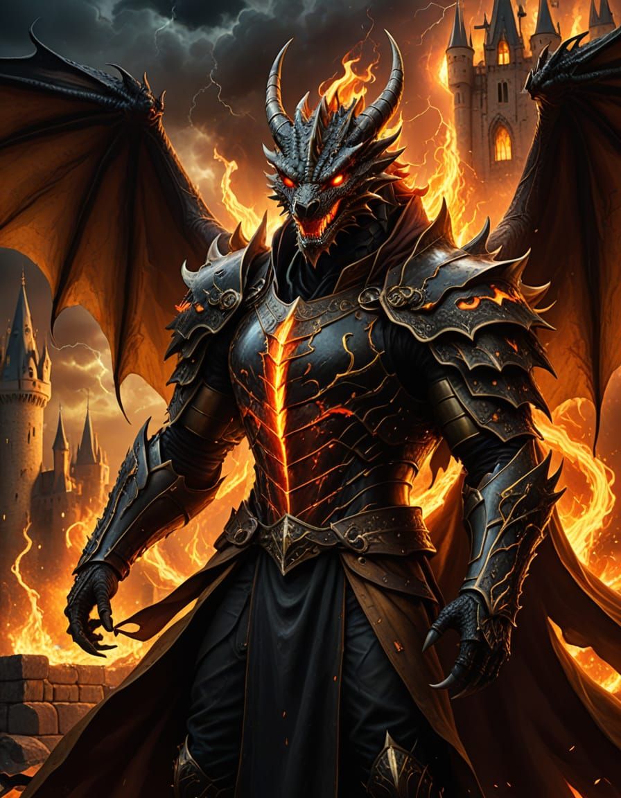 Super Realistic Dragon Hybrid in Grandiose, 8K Digital Art