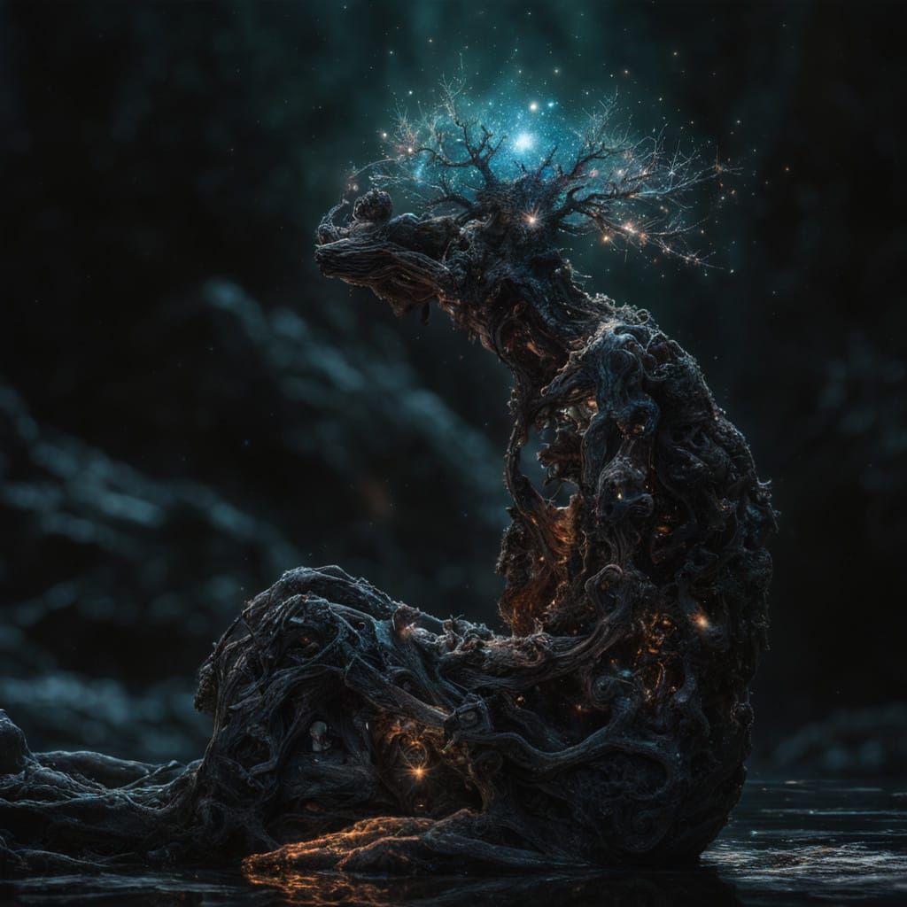 Ethereal Fairy Nebula Queen in Cinematic Close-Up