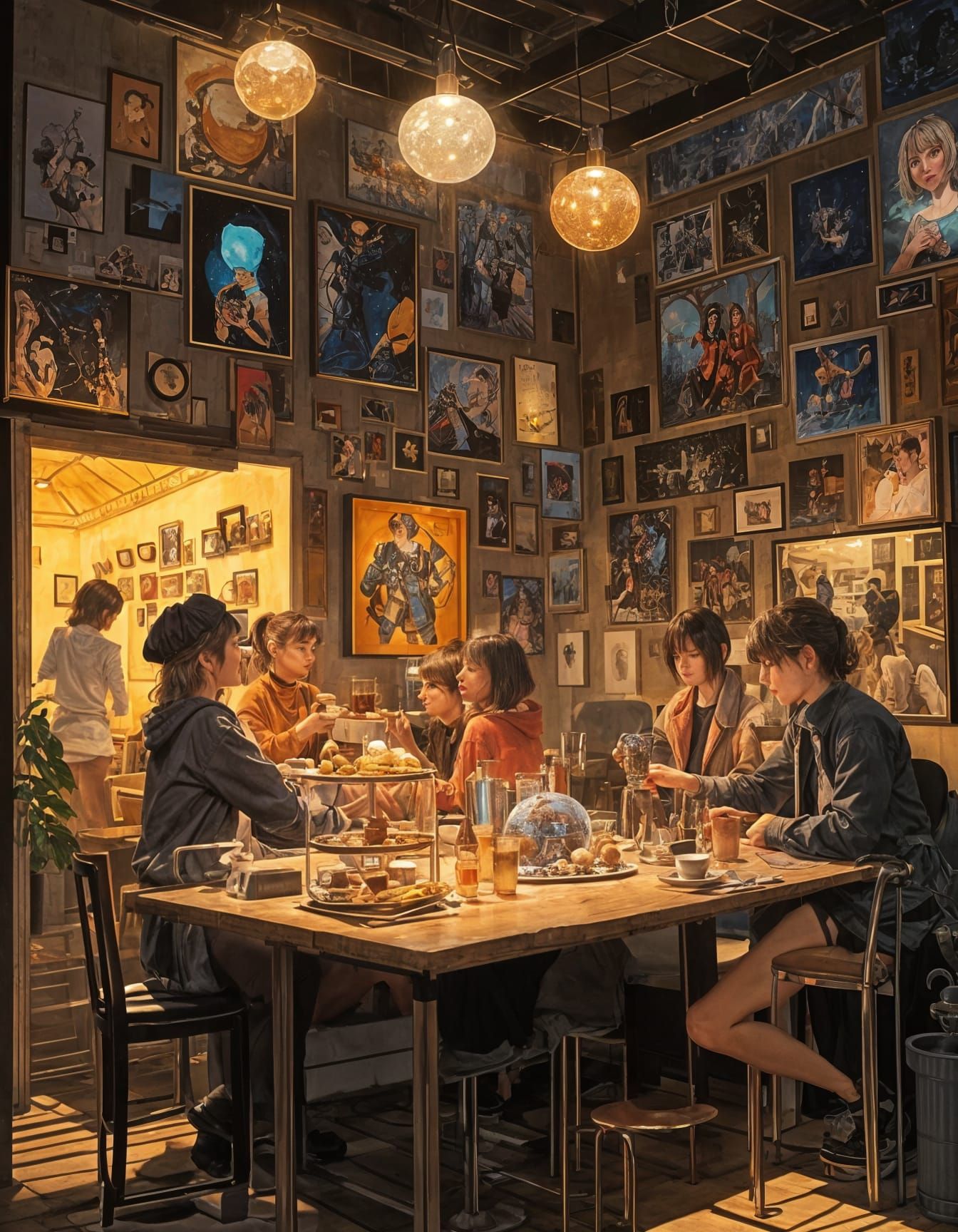 Creative Haven in Warm Golden Light