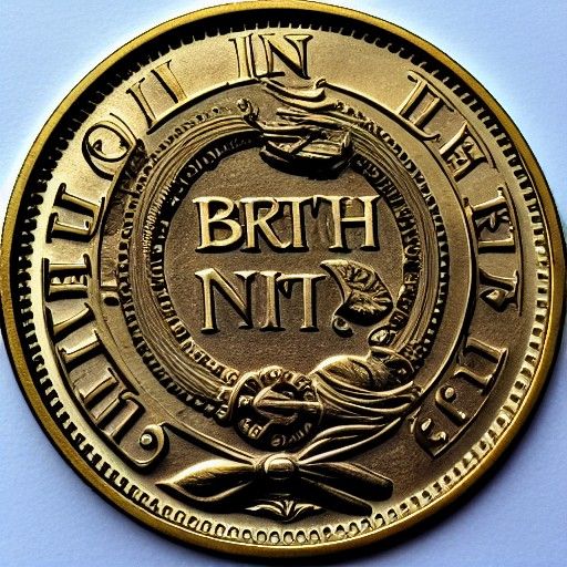 Steampunk British Currency with Engine Design