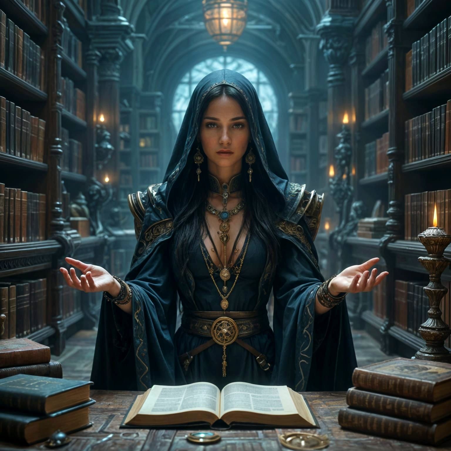 Djedi Priestess Sorceress in Warhammer 40k Library