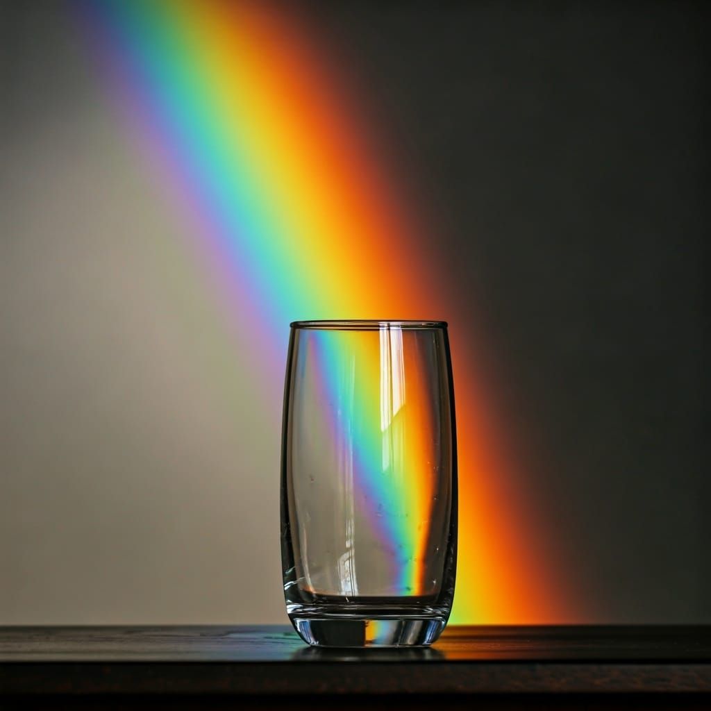 Rainbow Throws Glass