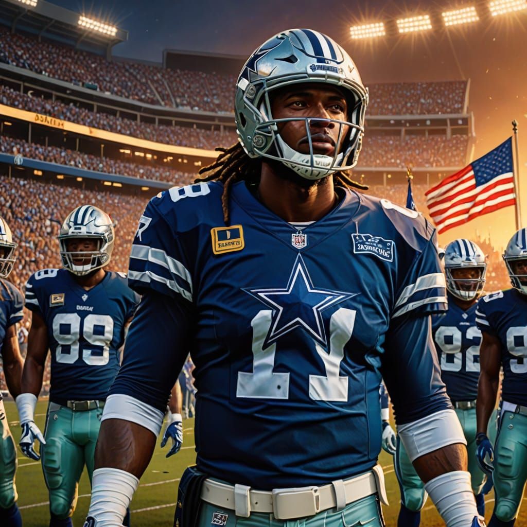 Dallas Cowboys Stand Tall with Texas Pride in Vibrant Oil Pa...