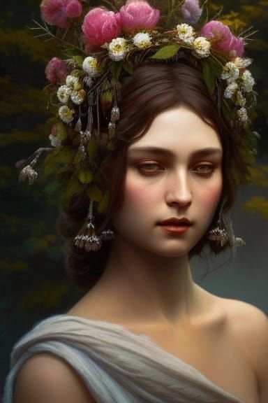 Deer horn crown with twigs midsommar