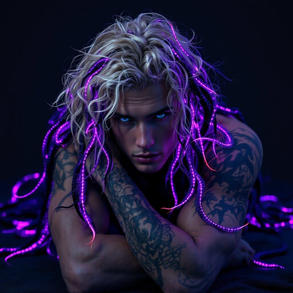 Breathtaking Photorealistic Portrait of Nordic Man with Vibr...