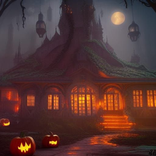 Halloween Trick or Treat Concept Art