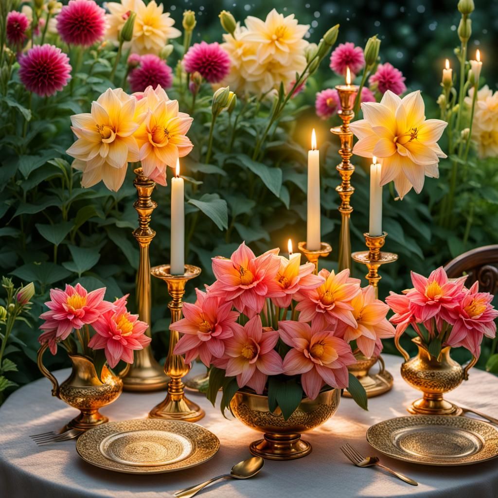 Galaxy Lit Garden Dinner