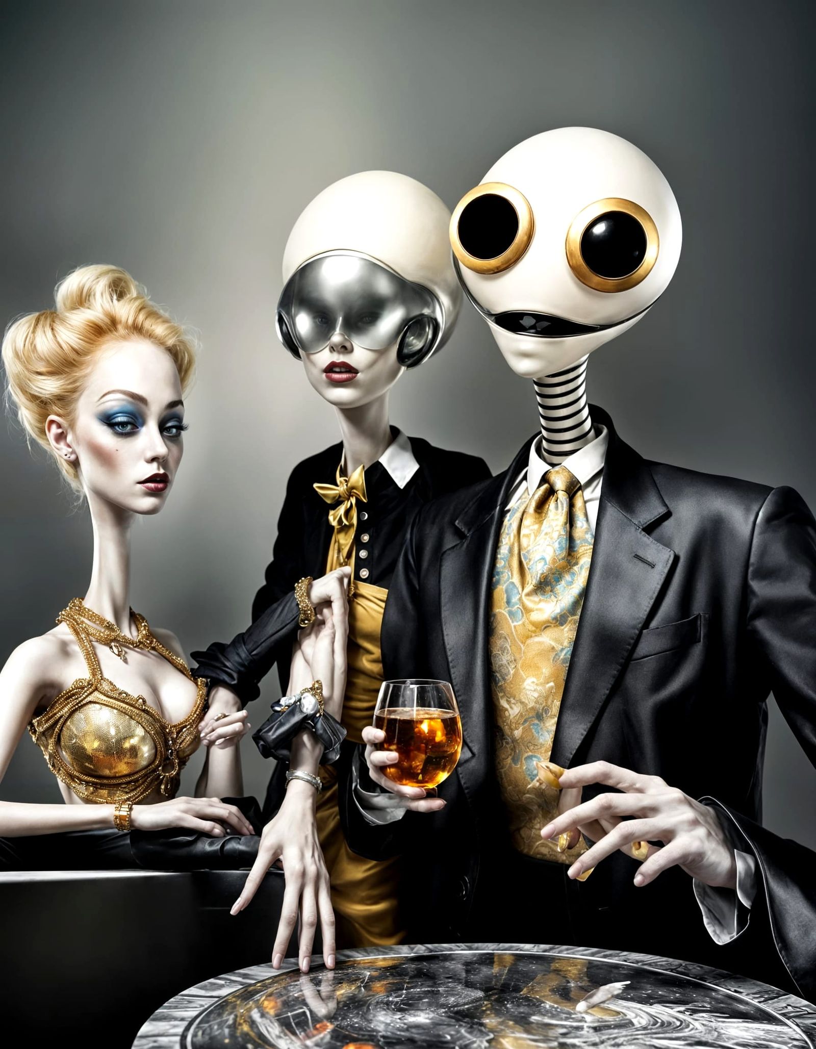 Extravagant Alien Characters in Bizarre Cosmic Photo