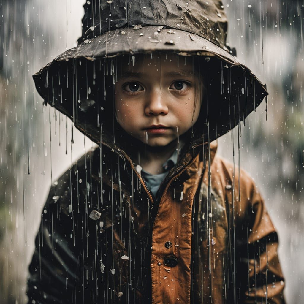 Girl with Antique Vinyl Record in Melancholy Portrait