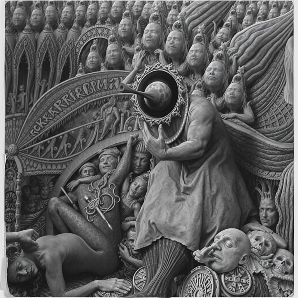 Cryptic Vintage Photo of Restless Unease