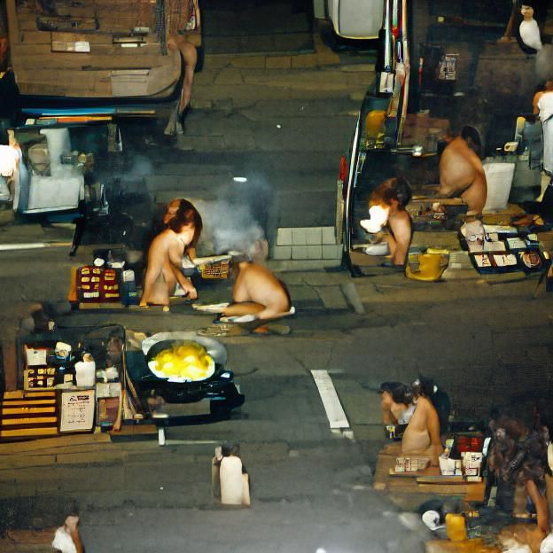 Cyberpunk Tokyo Nightscape with Neon Lights