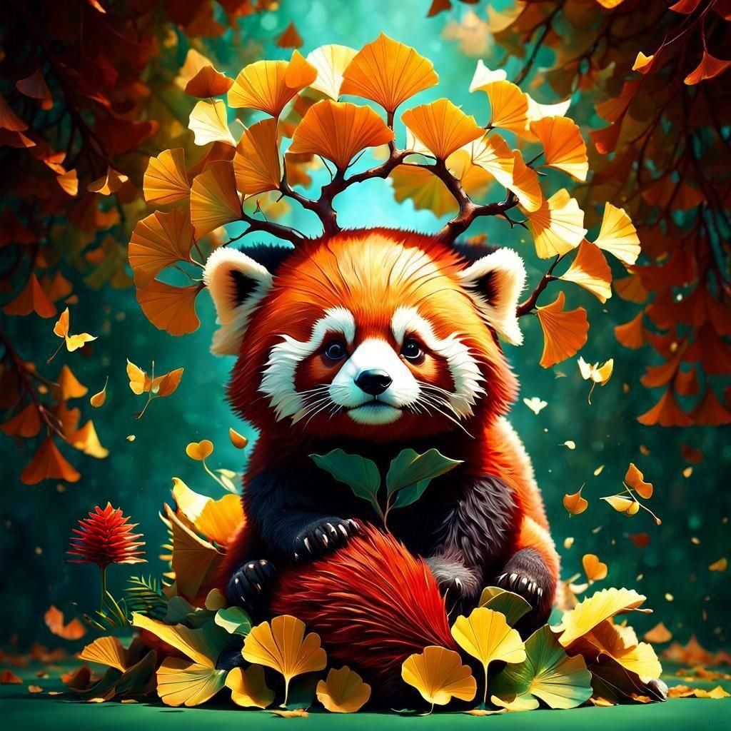 Ginkgo Leaved Red Panda