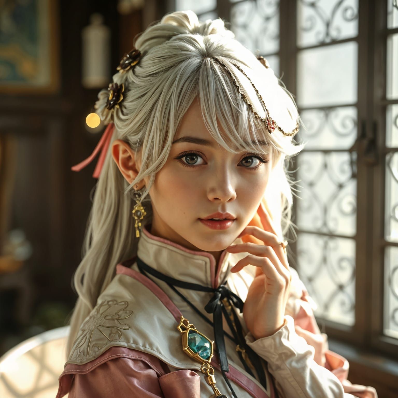 Genshin Impact Cosplay Portrait in Photorealistic Style
