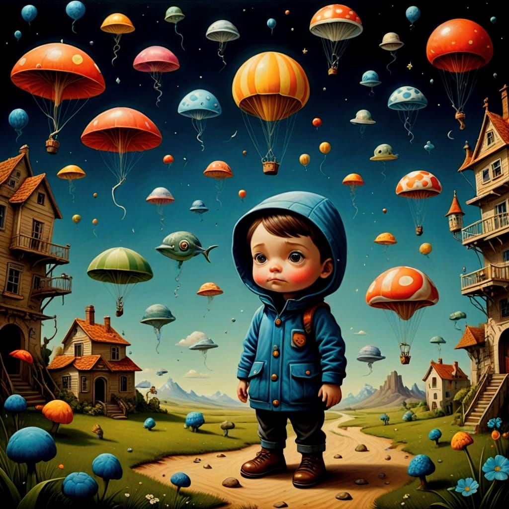 Whimsical Surrealist Artwork