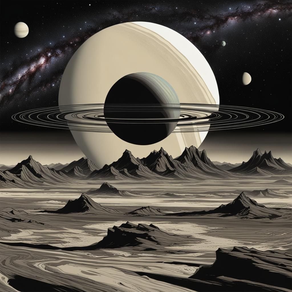 The Calamity of Saturn: An AI Interpretation