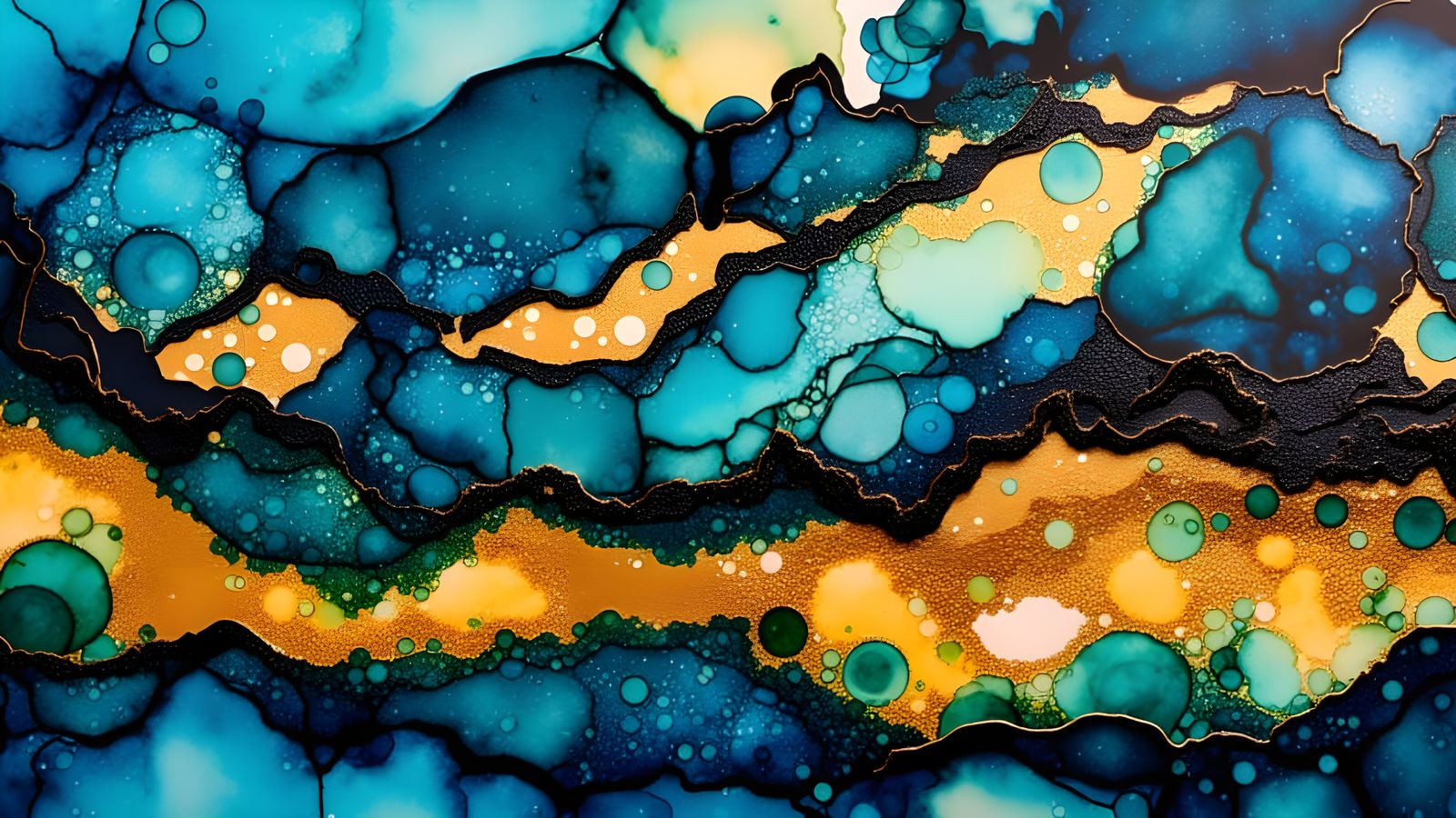 Maroon Alcohol Inks Abstract Art