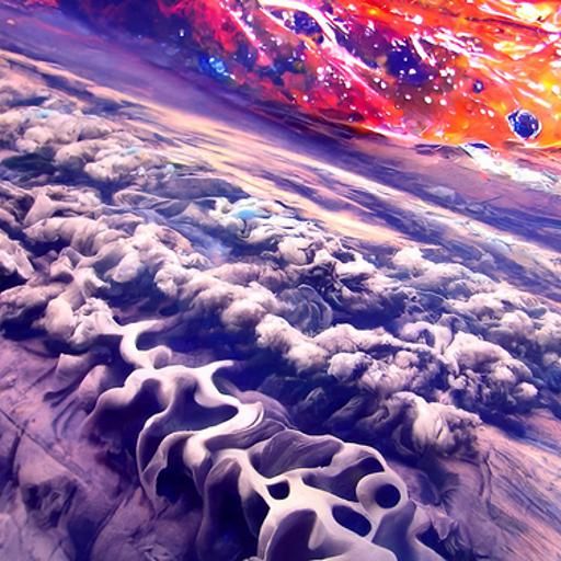 Beautiful Nebula Space Scene