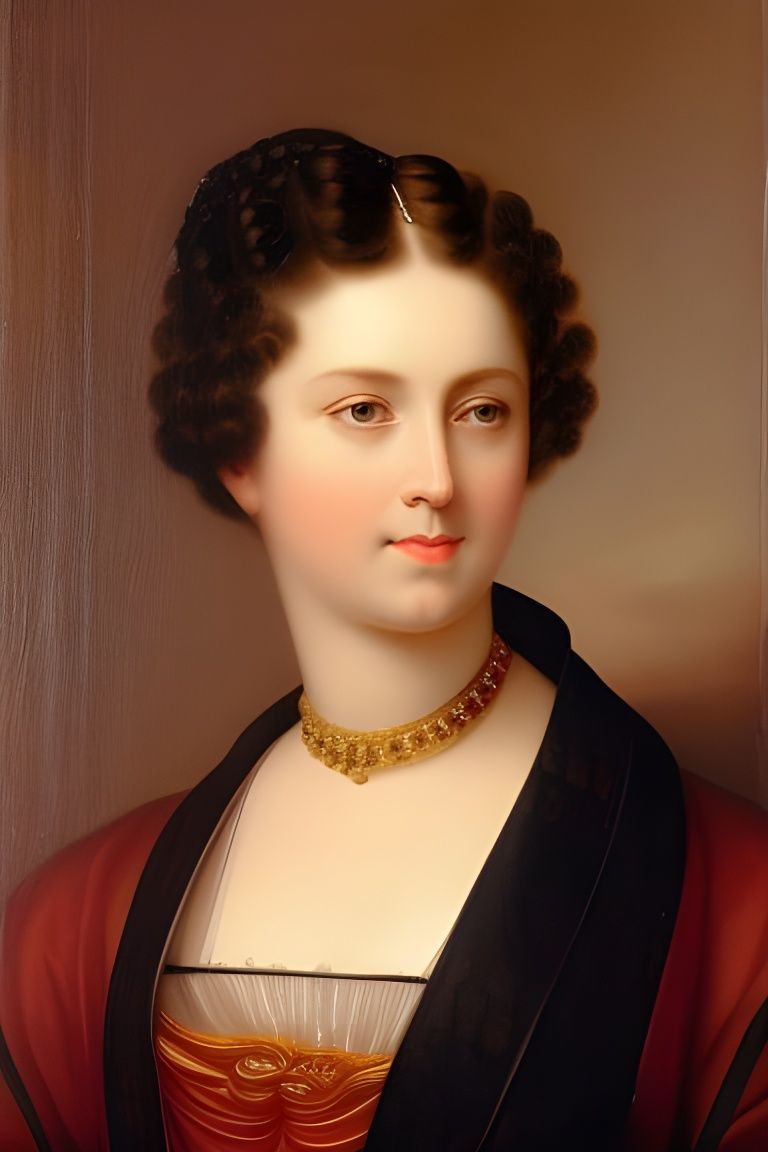 Elegant Classical Portrait of an Unknown Person