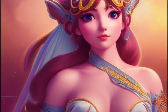 Anime Star Guardian in Ornate Bedlah