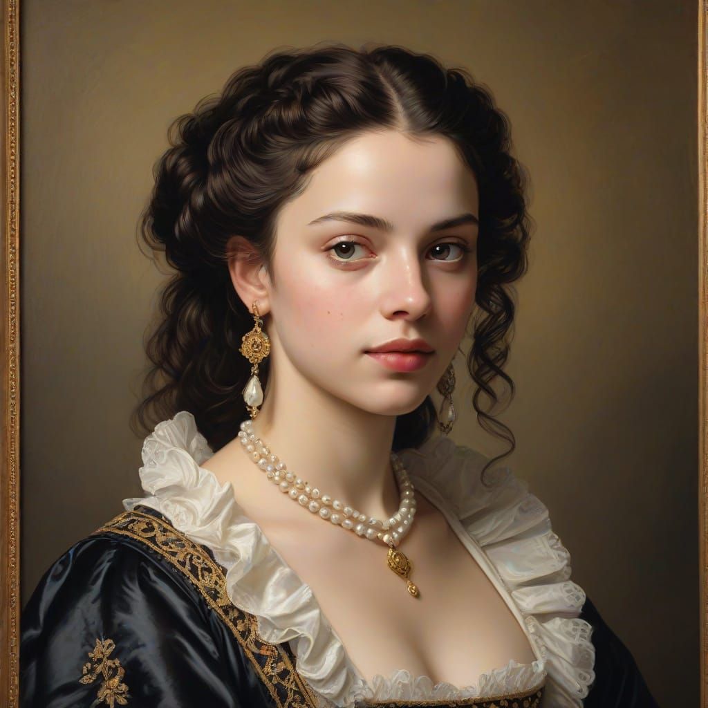 Baroque Portrait of Catherine of Braganza