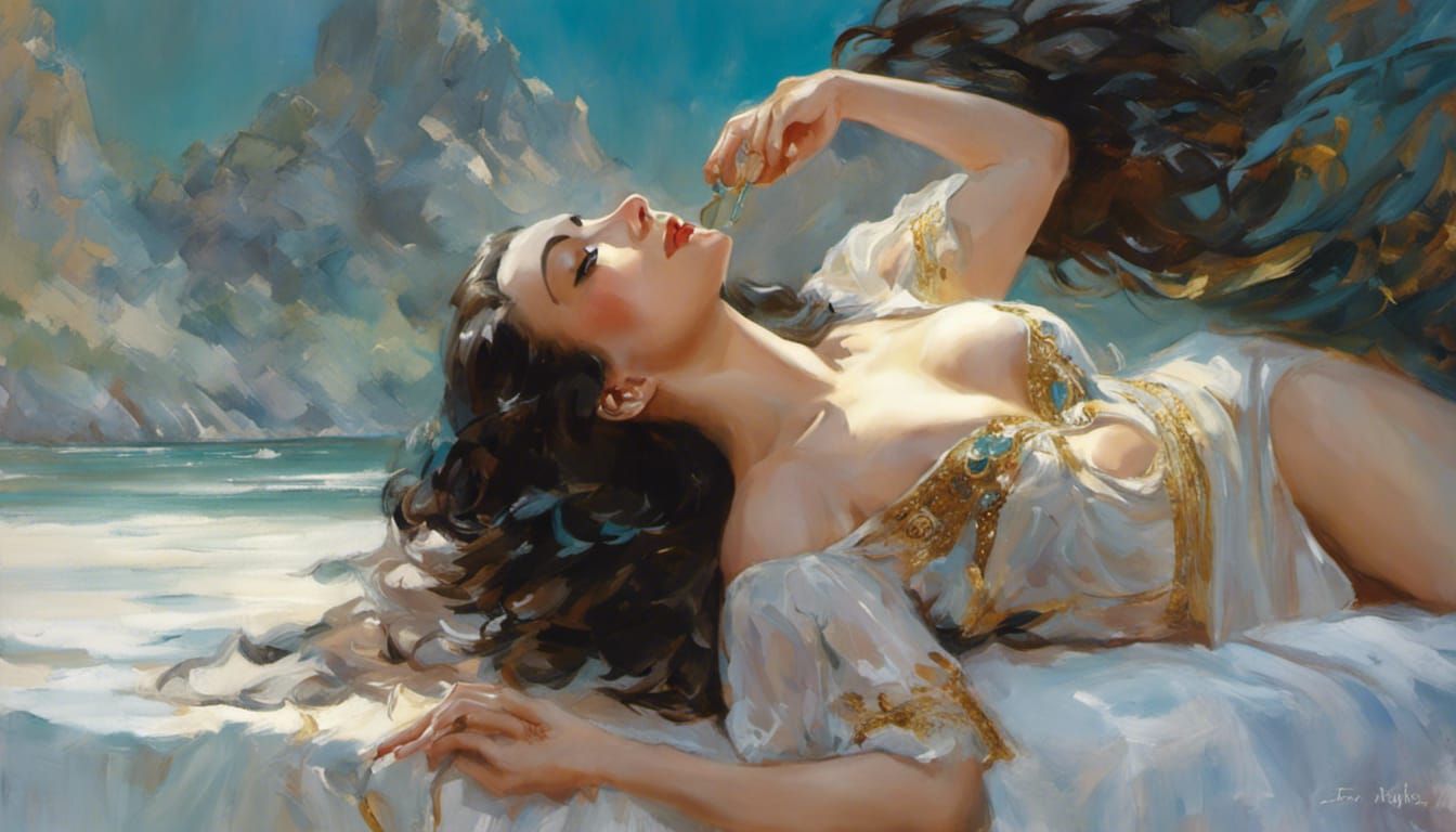 4 Pictures (2/4)  (Set 2)  Salome, the Emir's belly dancer