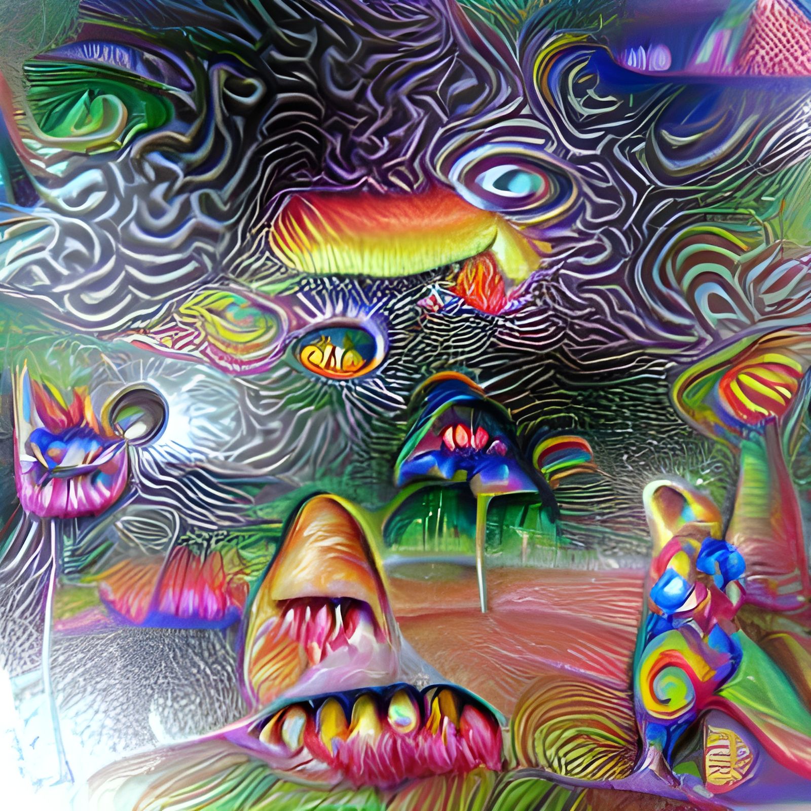 Psychedelic Visions: An LSD Dreamscape