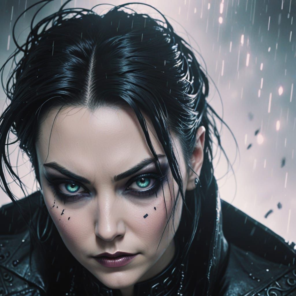 Gothic Comic Book Concept Art of a Woman