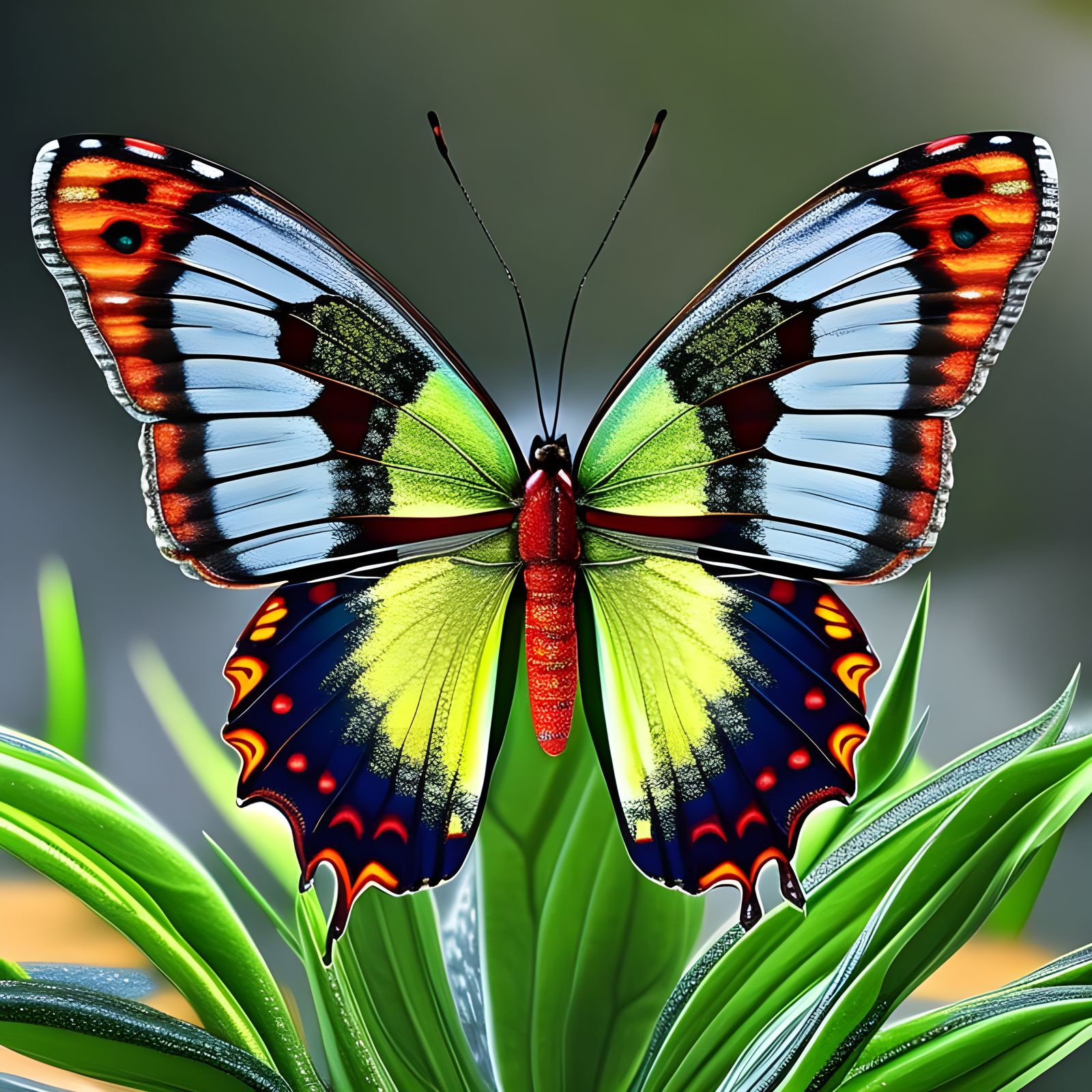 Sparkling Butterfly Fantasy Illustration in Ultra Quality