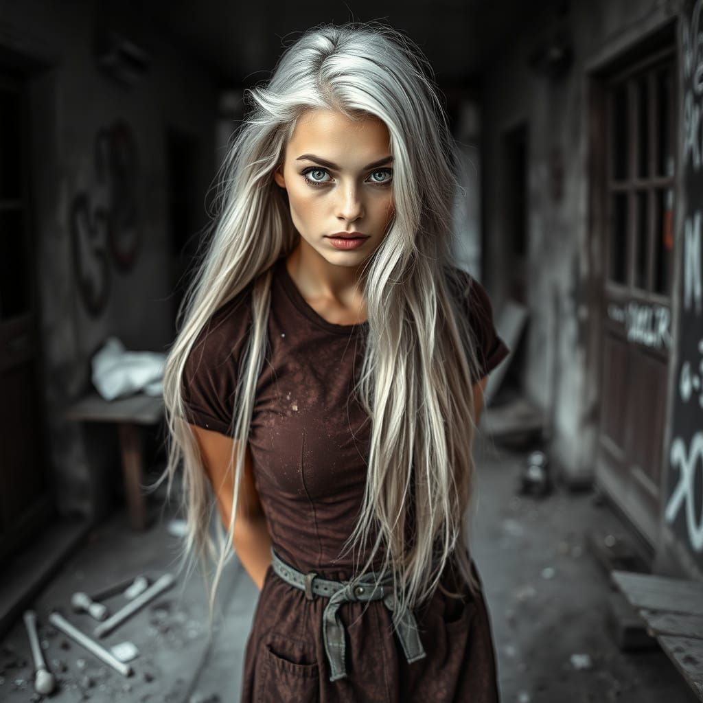 Vintage Photo of a Beautiful Russian Woman